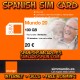 ORANGE SPAIN MUNDO 20 ИСПАНСКАЯ СИМ-КАРТА ПРЕДОПЛАТА 95 ГБ ИНТЕРНЕТ 50 МЕЖДУНАРОДНЫХ МИНУТ (БЕСПЛАТНЫЙ РОУМИНГ)