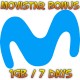 Movistar-Bonus Durchsuchen Sie 1 GB / 7 Tage