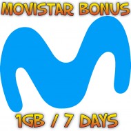 Bônus Movistar Navegar 1 Gb / 7 dias